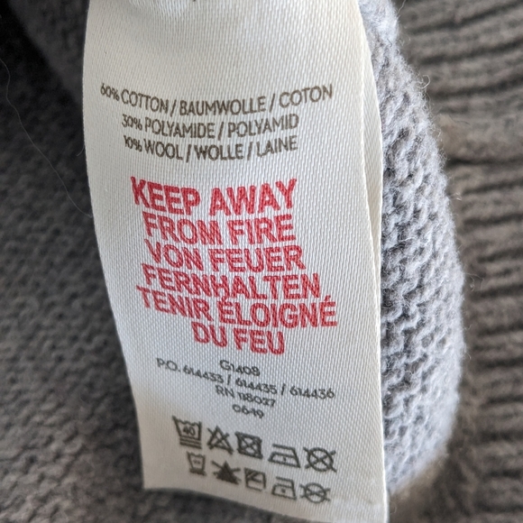 Mini Boden Flower Butterfly Wool Blend Sweater 3/4 - Picture 5 of 6